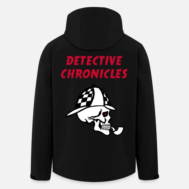 Detective Skull - Men’s Recycled Softshell Jacket by Stanley/Stella - black