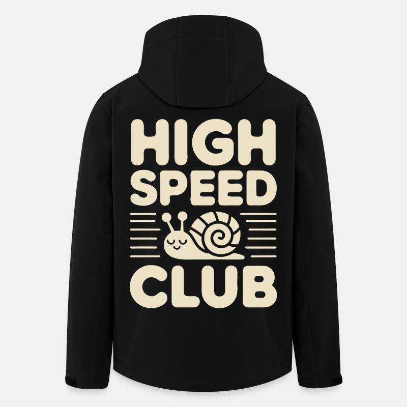 Højhastigheds klubsnegl - Stanley/Stella herre softshelljakke i genanvendt polyester Discoverer - sort