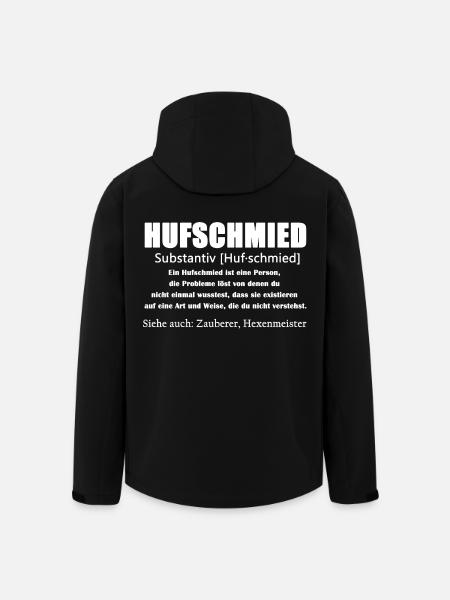Hufschmied Definition Shirt - Recycelte Männer Softshell-Jacke von Stanley/Stella - Schwarz