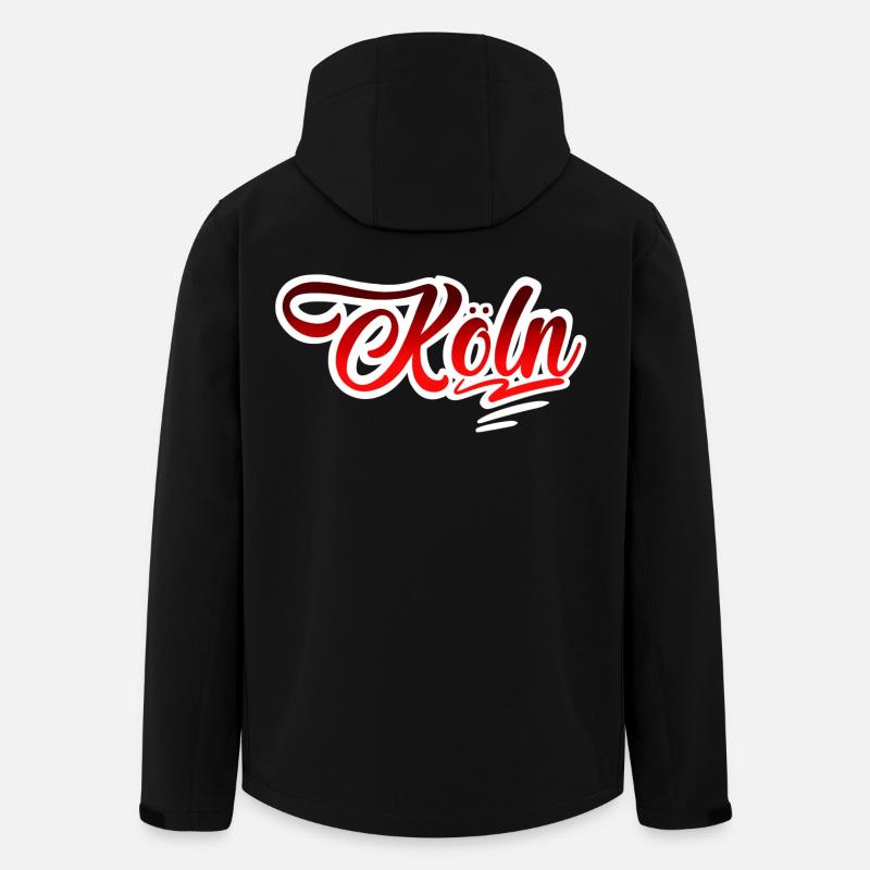 Köln - Recycelte Männer Softshell-Jacke von Stanley/Stella - Schwarz