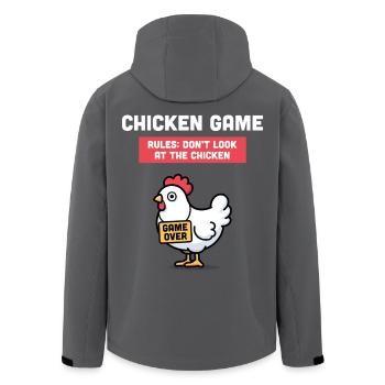 Jeu de poulet - Veste softshell homme en polyester recyclé Stanley/Stella - charbon - Dos - AI Model Male 185 light (185cm)