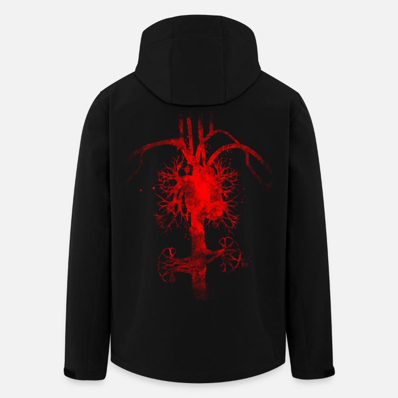 Bloodstream - Men’s Recycled Softshell Jacket by Stanley/Stella - black