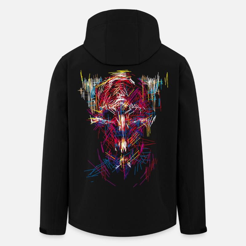 Halloween devil / Abstract - Men’s Recycled Softshell Jacket by Stanley/Stella - black