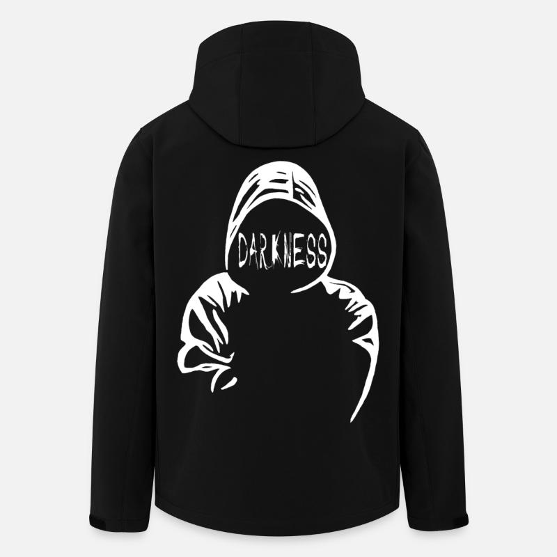 The Darkness - Men’s Recycled Softshell Jacket by Stanley/Stella - black