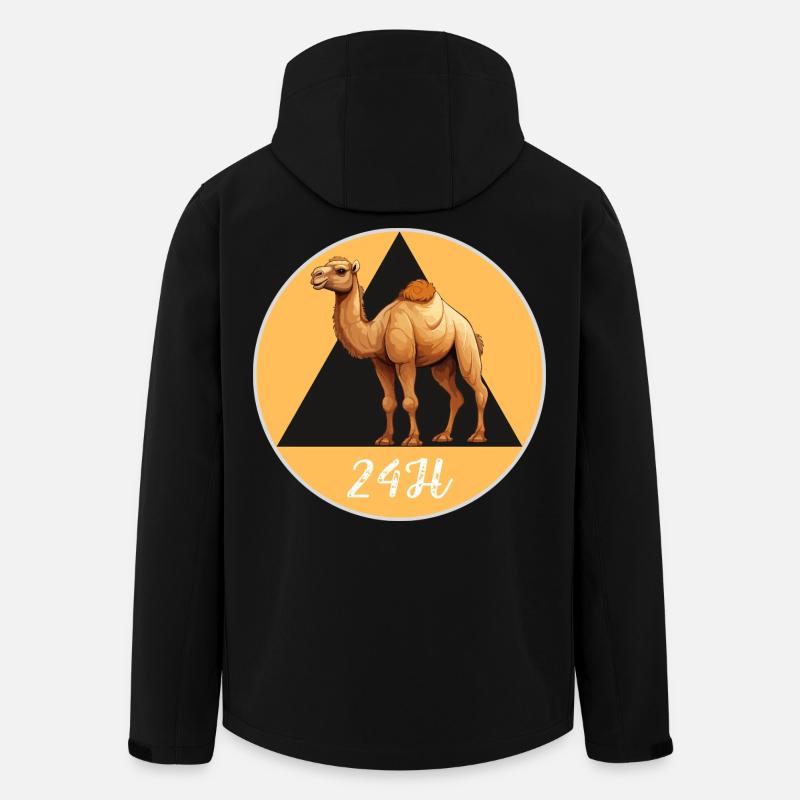 Kamel 24h - Recycelte Männer Softshell-Jacke von Stanley/Stella - Schwarz