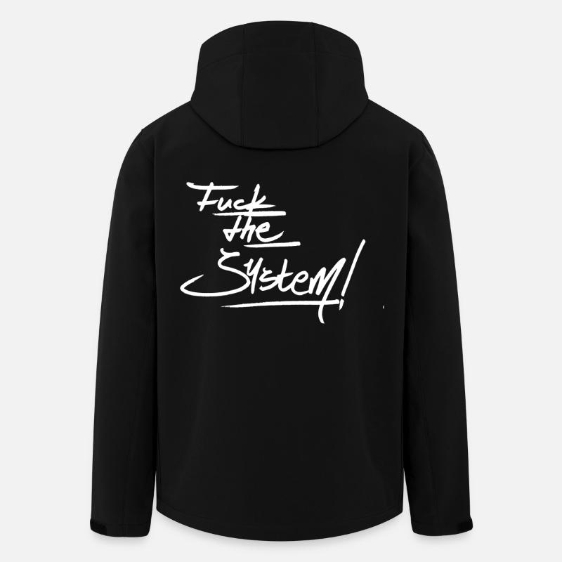 F t S - Men’s Recycled Softshell Jacket by Stanley/Stella - black