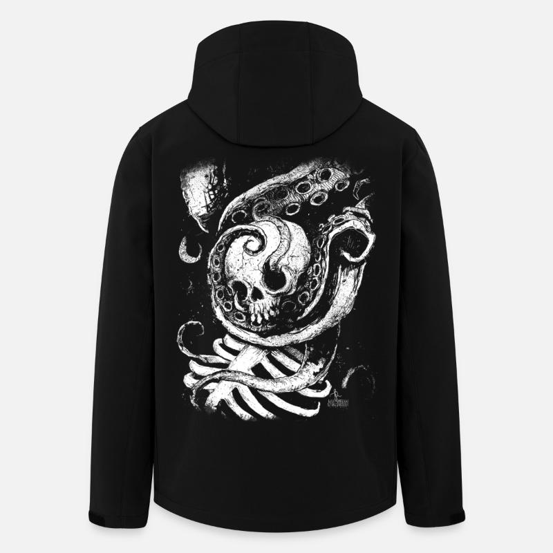Emmêlés dans les profondeurs - Veste softshell homme en polyester recyclé Stanley/Stella - noir