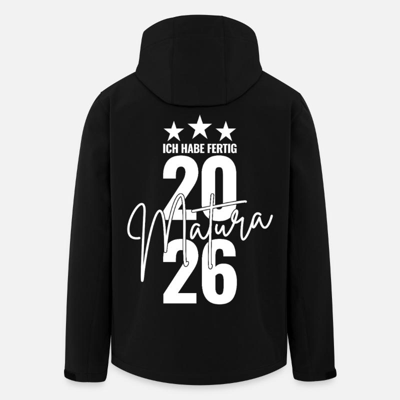 Matura 2026 I'm done - Men’s Recycled Softshell Jacket by Stanley/Stella - black