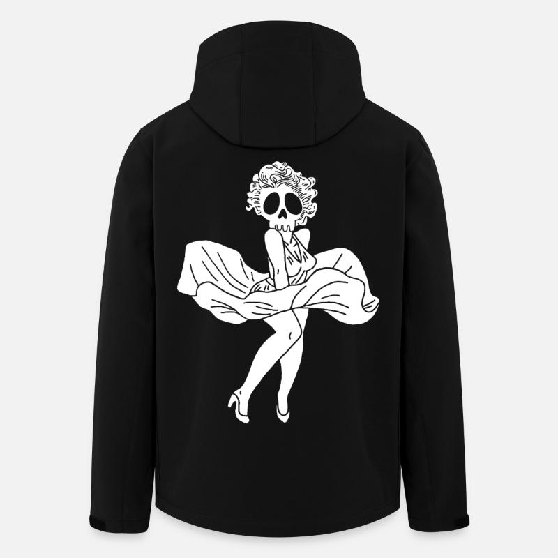 Fantôme de Marylin Monroe - Recycelte Männer Softshell-Jacke von Stanley/Stella - Schwarz