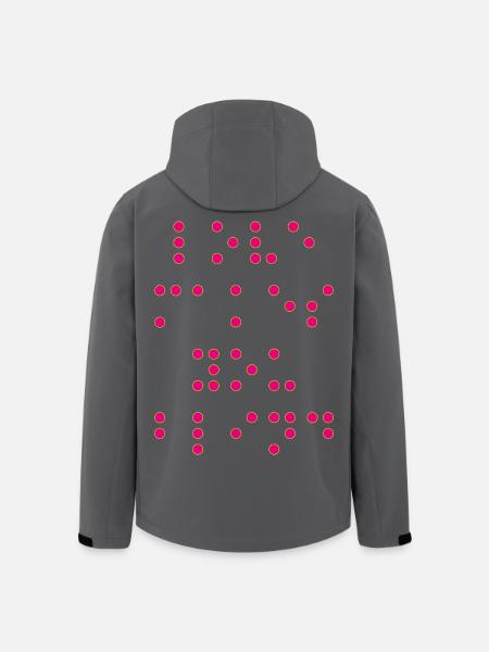Love_makes_you-- - Recycelte Männer Softshell-Jacke von Stanley/Stella - Schwarz