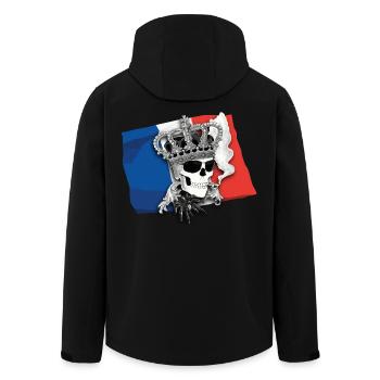 tricot - français - Veste softshell homme en polyester recyclé Stanley/Stella - noir - Dos - AI Model Male 185 light (185cm)