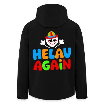 Carnaval Düsseldorf Mayence Helau Clown Costume Fun - Veste softshell homme en polyester recyclé Stanley/Stella - noir - Dos - AI Model Male 185 light (185cm)