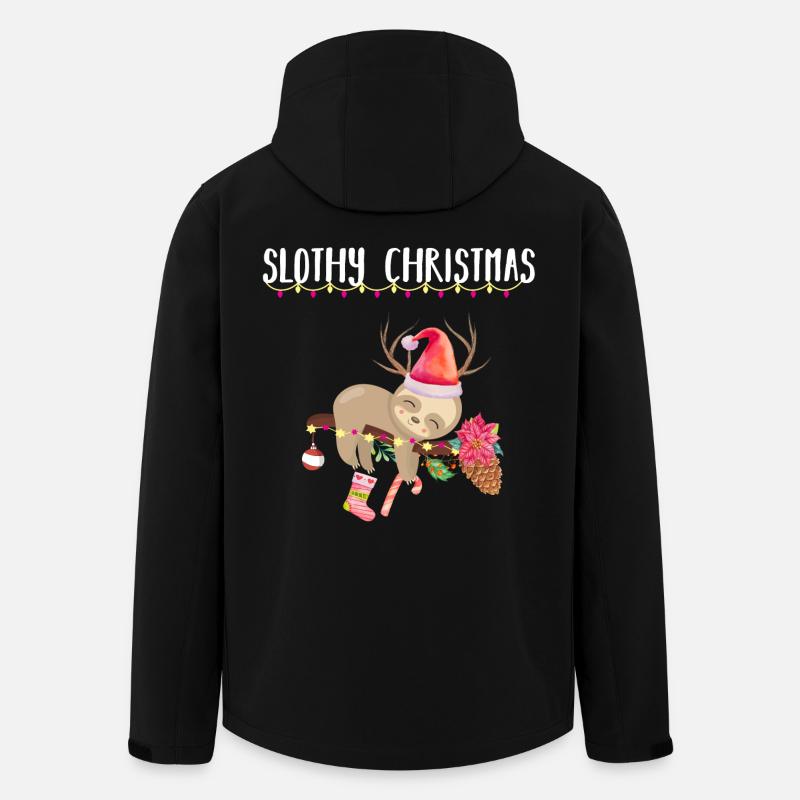 Faule Weihnachten - Recycelte Männer Softshell-Jacke von Stanley/Stella - Schwarz