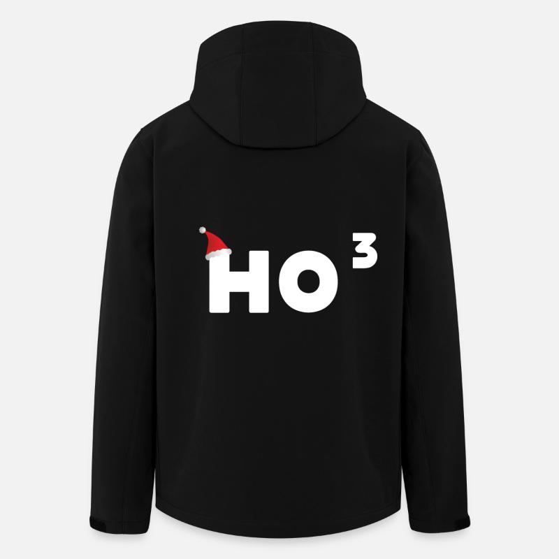 Ho ho ho, Christmas! - Men’s Recycled Softshell Jacket by Stanley/Stella - black