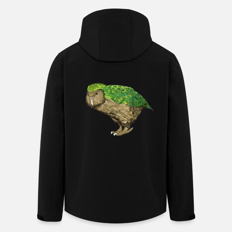 Kakapo - Recycelte Männer Softshell-Jacke von Stanley/Stella - Schwarz