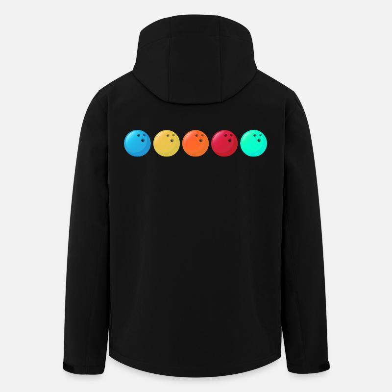 bowling bowlingteamkleidung strike bowlingbahn - Recycelte Männer Softshell-Jacke von Stanley/Stella - Schwarz