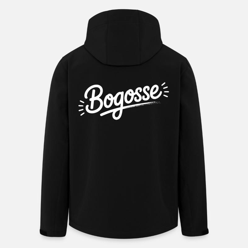 Bogosse - Veste softshell homme en polyester recyclé Stanley/Stella - noir