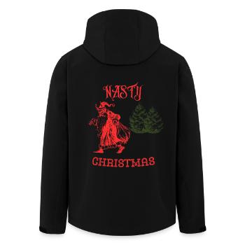 Nasty Christmas - Men’s Recycled Softshell Jacket by Stanley/Stella - black - Back - AI Model Male 185 light (185cm)