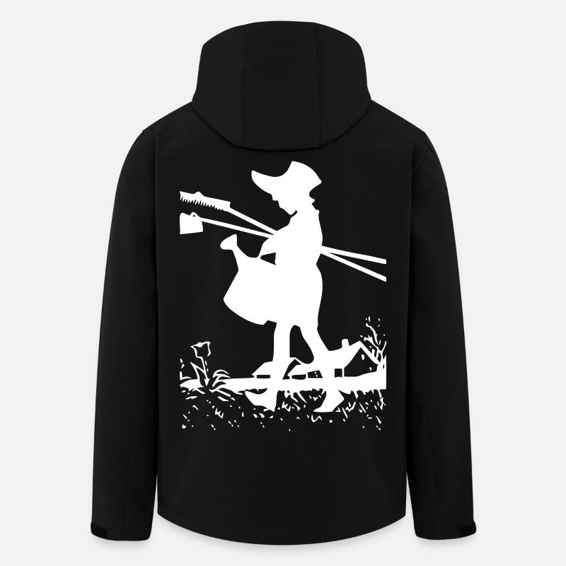 Gartenarbeit - Gießkanne - Harke - Garten - Recycelte Männer Softshell-Jacke von Stanley/Stella - Schwarz