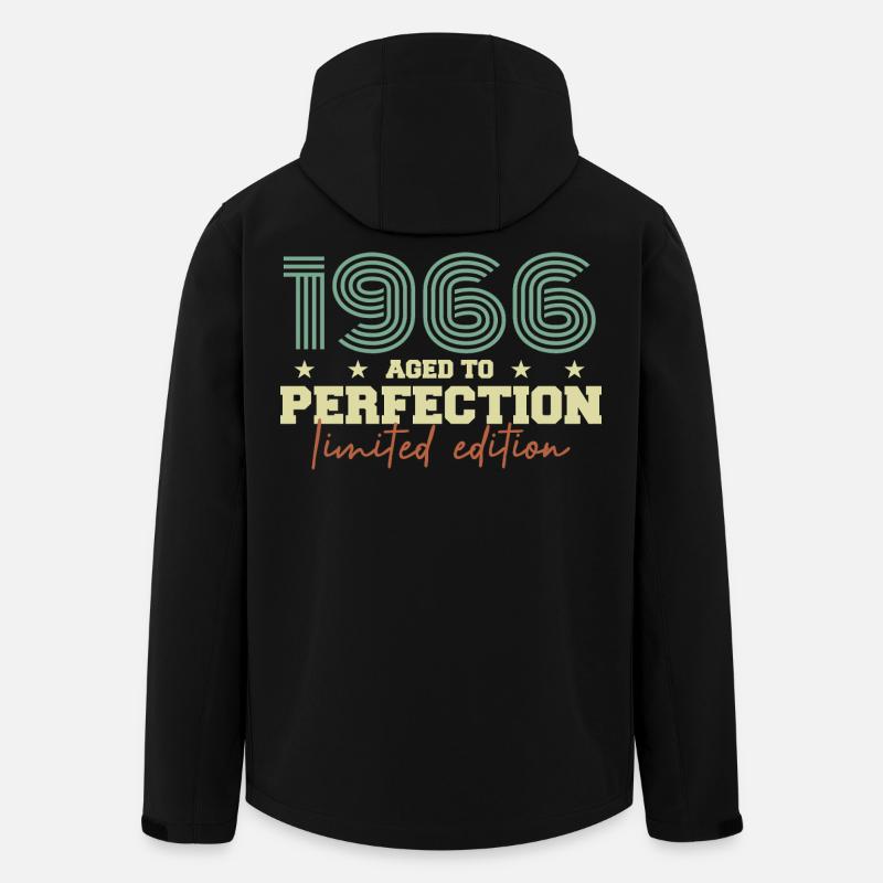 1966 - Men’s Recycled Softshell Jacket by Stanley/Stella - black