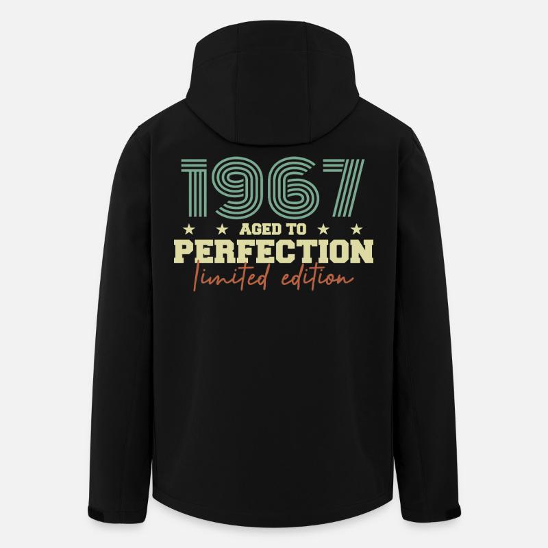 1967 - Recycelte Männer Softshell-Jacke von Stanley/Stella - Schwarz