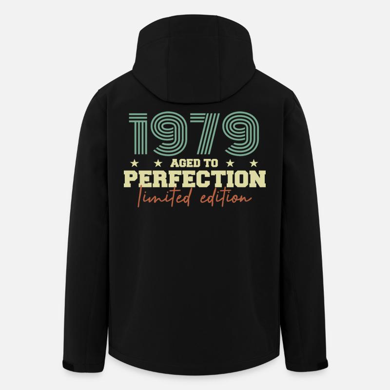 1979 - Recycelte Männer Softshell-Jacke von Stanley/Stella - Schwarz