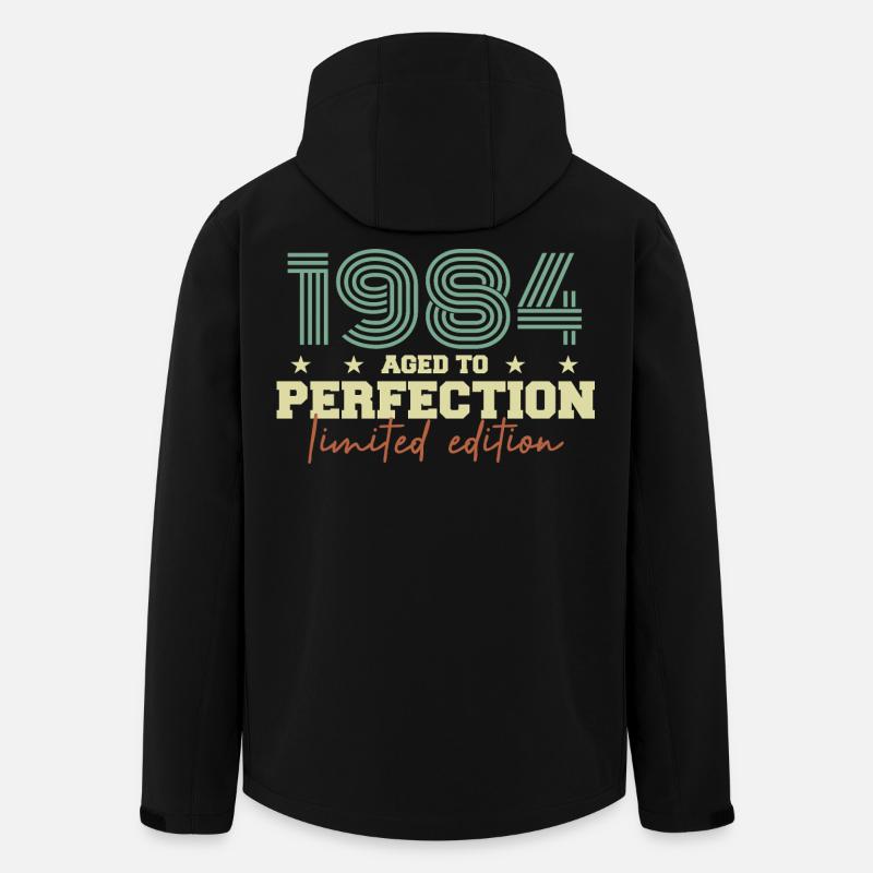 1984 - Recycelte Männer Softshell-Jacke von Stanley/Stella - Schwarz