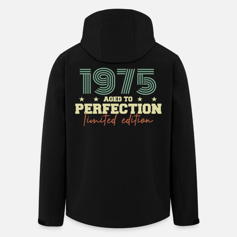 1975 - Recycelte Männer Softshell-Jacke von Stanley/Stella - Schwarz