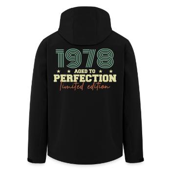 1978 - Veste softshell homme en polyester recyclé Stanley/Stella - noir - Dos - AI Model Male 185 light (185cm)