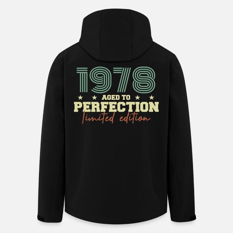 1978 - Men’s Recycled Softshell Jacket by Stanley/Stella - black