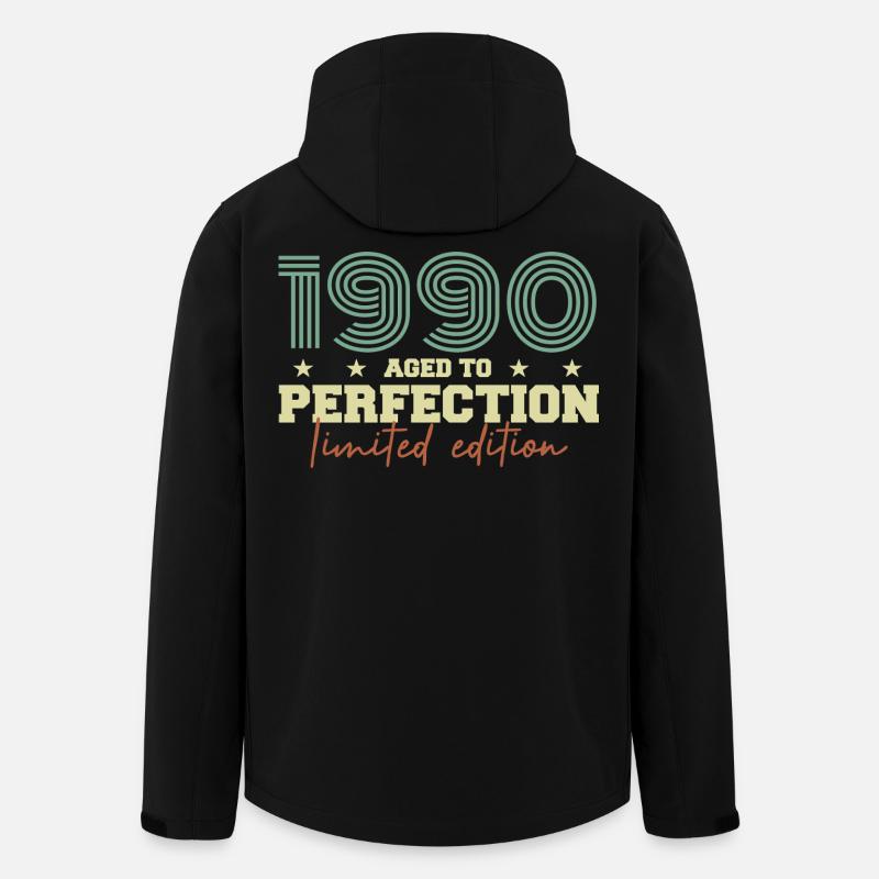 1990 - Recycelte Männer Softshell-Jacke von Stanley/Stella - Schwarz