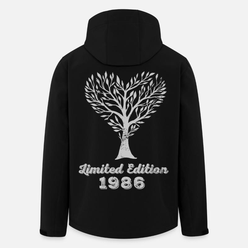 1986 Retro - Recycelte Männer Softshell-Jacke von Stanley/Stella - Schwarz