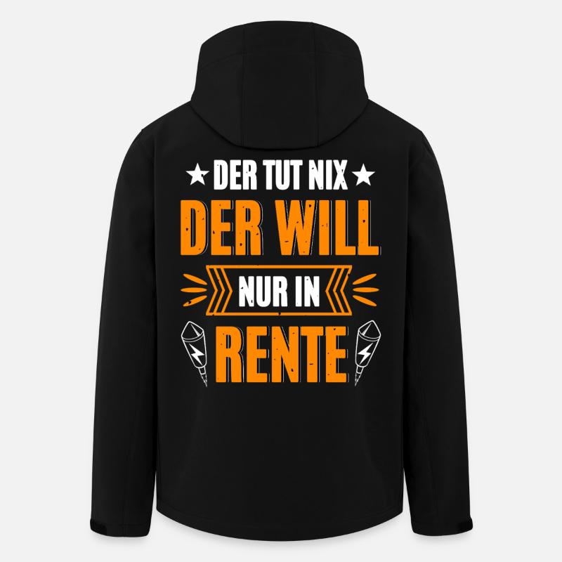 Pyro à la retraite - Veste softshell homme en polyester recyclé Stanley/Stella - noir