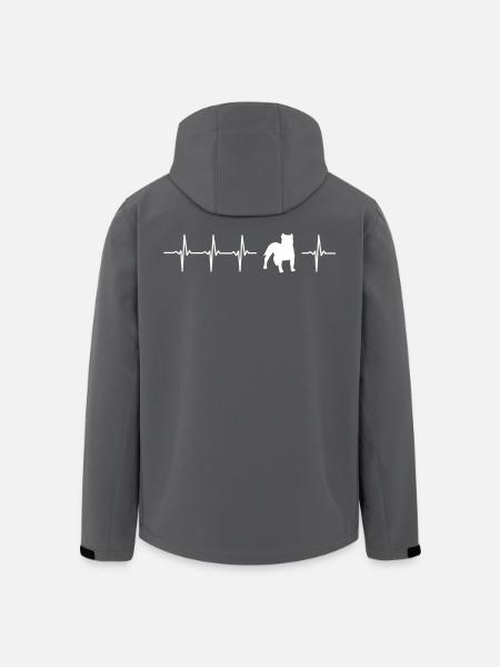 Staffordshire Bull Terrier - Men’s Recycled Softshell Jacket by Stanley/Stella - black