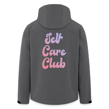 Self Care Club Self-Love Qualitytime Mindfulness - Veste softshell homme en polyester recyclé Stanley/Stella - noir - Dos - AI Model Male 185 light (185cm)
