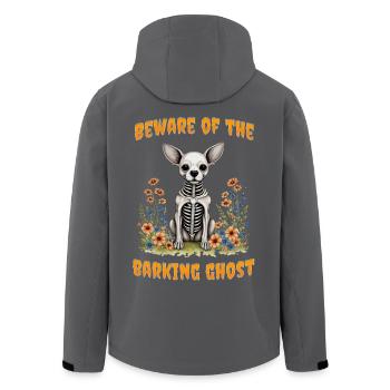 Beware of the barking ghost - Men’s Recycled Softshell Jacket by Stanley/Stella - anthracite - Back - AI Model Male 185 light (185cm)