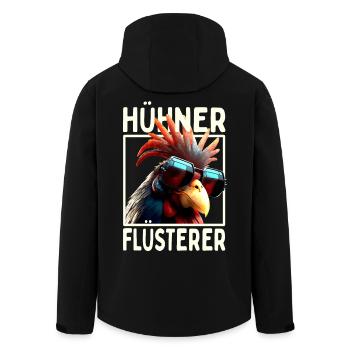 Poulets Whisperer Coq Poulet Daddy Farmer Poulet - Veste softshell homme en polyester recyclé Stanley/Stella - noir - Dos - AI Model Male 185 light (185cm)