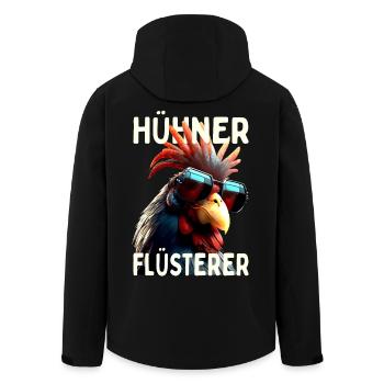 Poulets Whisperer Coq Poulet Daddy Farmer Poulet - Veste softshell homme en polyester recyclé Stanley/Stella - noir - Dos - AI Model Male 185 light (185cm)