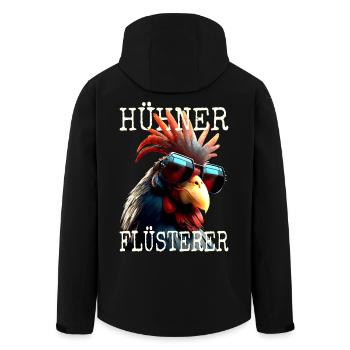 Poulets Whisperer Coq Poulet Daddy Farmer Poulet - Veste softshell homme en polyester recyclé Stanley/Stella - noir - Dos - AI Model Male 185 light (185cm)