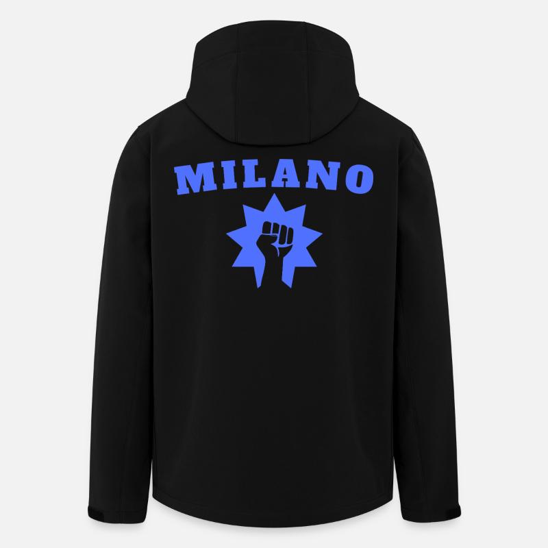 Milano - Recycelte Männer Softshell-Jacke von Stanley/Stella - Schwarz