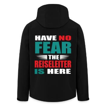 Have no Fear the Reiseleiter is here Outfit - Recycelte Männer Softshell-Jacke von Stanley/Stella - Schwarz - Hinten - AI Model Male 185 light (185cm)