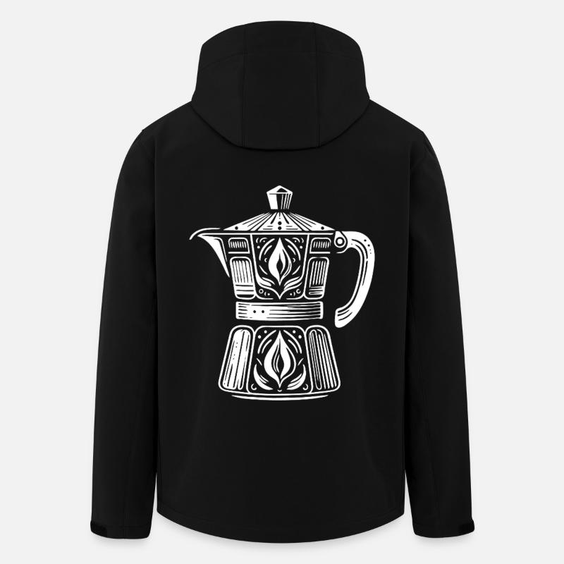 Coffee pot - Men’s Recycled Softshell Jacket by Stanley/Stella - black