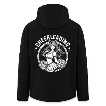 Design de pom-pom girl pour la pom-pom girl - Veste softshell homme en polyester recyclé Stanley/Stella - noir - Dos - AI Model Male 185 light (185cm)