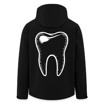 Molenzahn Design – Sourire avec mordant - Veste softshell homme en polyester recyclé Stanley/Stella - noir - Dos - AI Model Male 185 light (185cm)