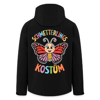 Schmetterling Kostüm Karneval süß Fasching Insekt - Recycelte Männer Softshell-Jacke von Stanley/Stella - Schwarz - Hinten - AI Model Male 185 light (185cm)