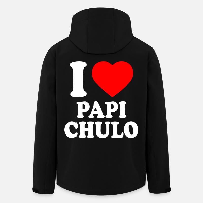 I love papi chulo - Men’s Recycled Softshell Jacket by Stanley/Stella - black
