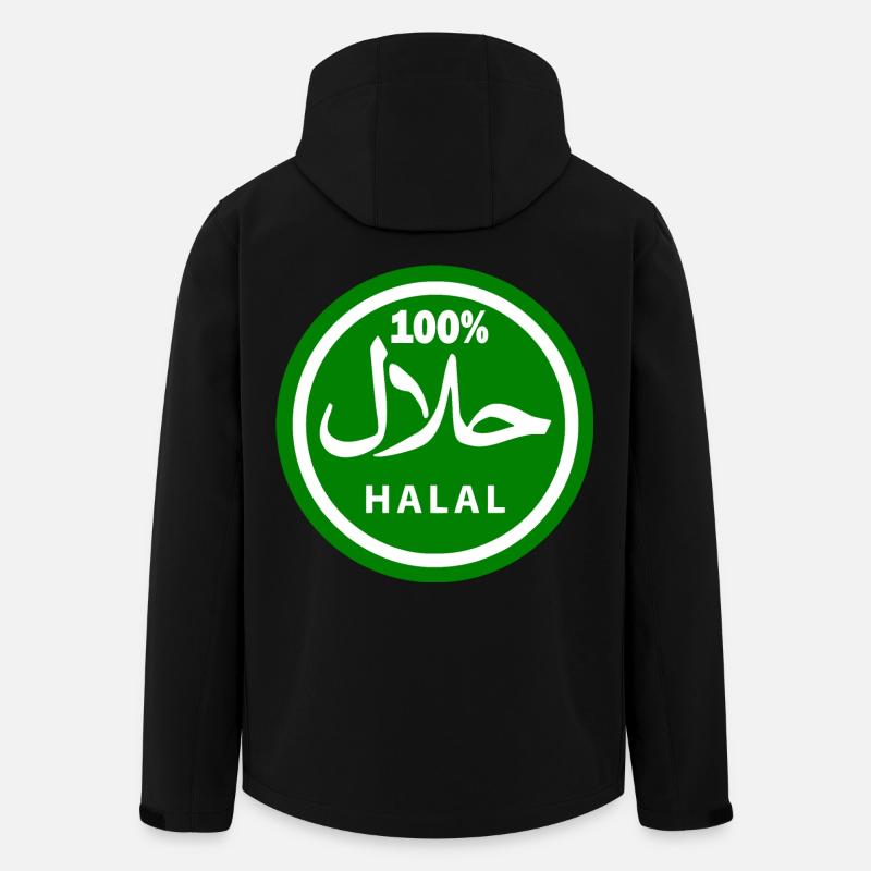 Halal - Recycelte Männer Softshell-Jacke von Stanley/Stella - Schwarz