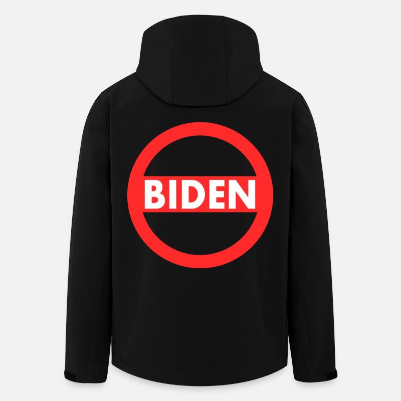 Joe Biden - Recycelte Männer Softshell-Jacke von Stanley/Stella - Schwarz