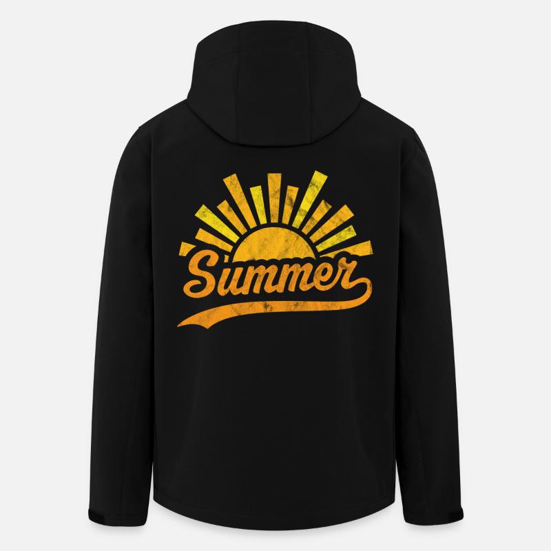 Summer Sun - Men’s Recycled Softshell Jacket by Stanley/Stella - black