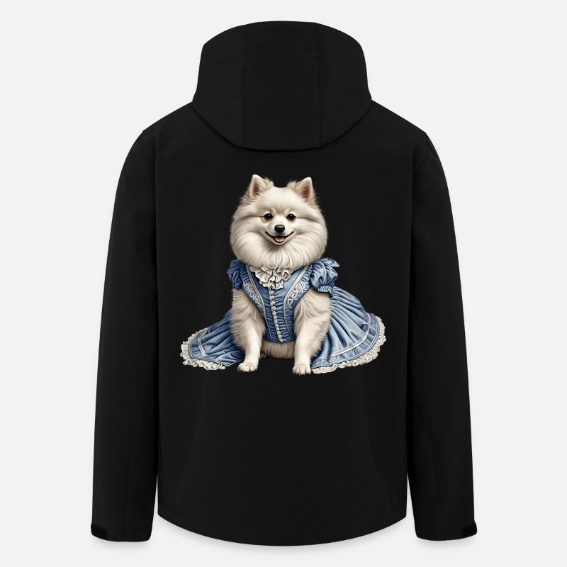 Chien noble - Veste softshell homme en polyester recyclé Stanley/Stella - noir
